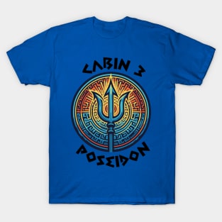 Cabin 3 Poseidon - The trident is Poseidon T-Shirt